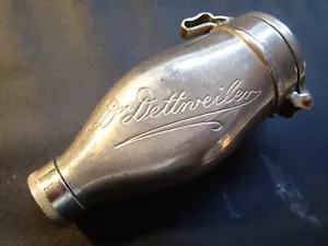 SELTENE FORM ANTIK MEDIZINISCH Anfang 1900 TUBERKULOSE AUSWURF METALLFLASCHE FLASCHE BECHER - Bild 1 von 7