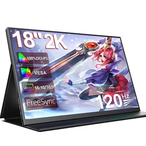 Monitor Portátil 120Hz Monitor Portátil 18 Pulgadas 2K 2560x1600 Pantalla IPS - Imagen 1 de 7