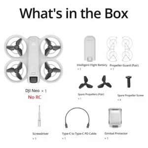DJI Neo Self-Flying Drone 4K UHD Camera Pocket-Sized 3-Second Palm Takeoff US - Picture 1 of 7