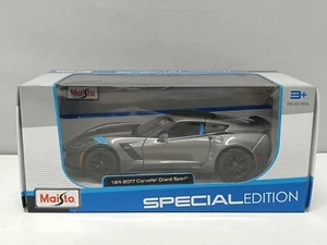 Chevrolet Corvette Grand Sport 2017 Grey Met Grigio Maisto 1:24 Usato 1/24 - Foto 1 di 18