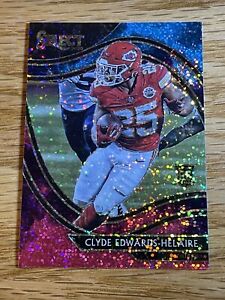 2020 Select Clyde Edwards-Helaire Field Level Cosmic Prizm Rookie Card #354 SSP