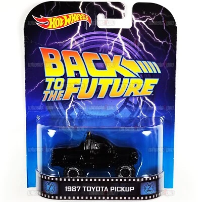 Hot Wheels 1987 TOYOTA PICKUP Back to the Future Retro Entertainment 1:64 BDT89 - Image 1 of 3