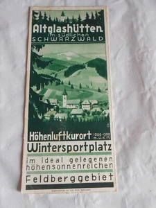 Vintage travel brochure Guide Germany 1930s Winter sports black forest - Picture 1 of 3