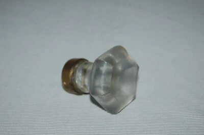 poignée,  bouton de tiroir en verre  ou cristal opaque - Photo 1/3