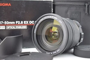 SIGMA 17-50mm f/2.8 EX DC OS HSM AF Zoom Lens for Nikon [Top MINT w/ Case] #1497 - Picture 1 of 17