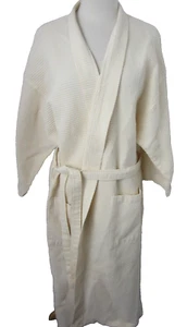 Bata Eddie Bauer Waffle SPA Talla L/XL Algodón Bolsillos Perfecto Estado - Imagen 1 de 7