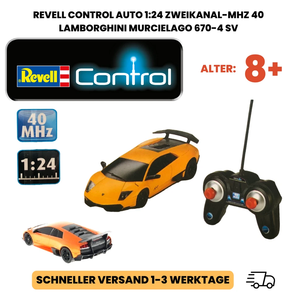 Revell Control Auto 1:24 Zweikanal-MHz 40 Lamborghini Murcielago 670-4 SV - Bild 1 von 1