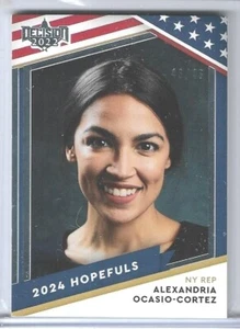 2022 DECISION UPDATE 2023 ~ AOC ALEXANDRIA OCASIO-CORTEZ CARD #1 ~ 46/46 UNIQUE - Picture 1 of 2