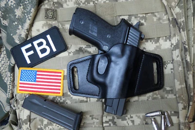 NEW PACIFICA LEATHER Off Duty Holster for Sig Sauer M11-A1, Leather, Handmade in USA