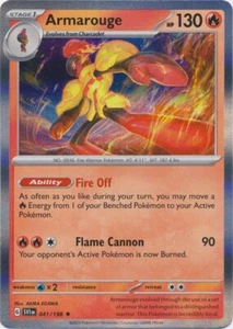 Holo Armarouge 041/198 Rare Scarlet & Violet Base Set Pokemon TCG - Picture 1 of 1