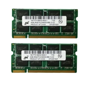 8GB (2x 4GB) DDR2-800S SODIMM Laptop Memory PC2-6400 CL6 for Dell Inspiron 1545 - Picture 1 of 6