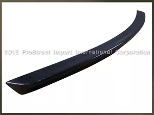 CLK63 AMG Carbon Fiber Trunk Lip Spoiler For 2004+ W209 CLK280 CLK350 CLK55 2Dr - Picture 1 of 3
