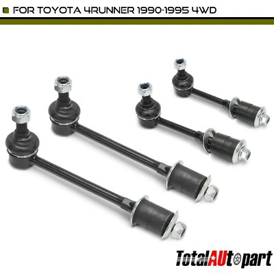 Barra estabilizadora 4 piezas para Toyota 4Runner 1990 1991 1992-1995 4x4 delantera y trasera Foto 1 de 4