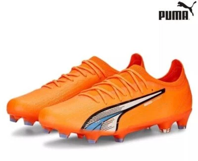Puma Ultra Ultimate FG AG Orange 107163-01 Soccer Cleat's Men's Size 6.5 or 11.5 - Image 1 of 4