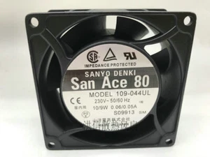 1 PCS SANYO Fan 109-044UL 230V 80*80*42MM Aluminum Frame AC Fan cooling fan - Picture 1 of 4