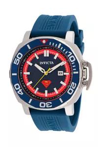 Reloj Invicta para hombre 48 mm DC Comics edición limitada KANDOR CITY SUPERMAN correa azul SS - Imagen 1 de 1