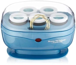 BaBylissPRO Nano Titanium Roller Hairsetter Professional 5 pc Flocked Jumbo Roll - Picture 1 of 6