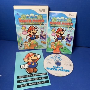 Super Paper Mario (Nintendo Wii, 2007) Complete CIB - Picture 1 of 3