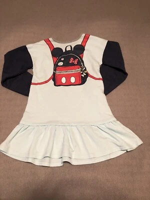 Vestido Disney Girl Hybrid Apparel Junior Minnie Mic Min Back azul gelo tamanho 5 - Imagem 1 de 4