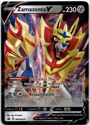 Zamazenta V Promo SWSH: Sword & Shield Promo Cards SWSH019 NM - Image 1 of 2