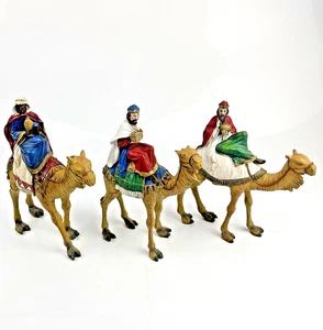 Estatuillas de los Reyes Magos en Camellos de resina 8,5" de alto colecciones de colección - Imagen 1 de 12