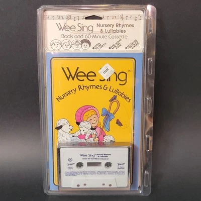 Vtg 1985 Wee Sing Nursery Rhymes Book and 60-Minute Cassette In Original Case ZJ - Image 1 of 3