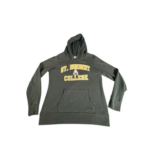Champion St Norbert College Hoodie Green Size L Pullover Sweatshirt SNC Logo - Picture 1 of 10