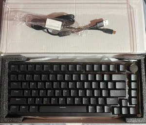 AJAZZ AK820 Mechanical Keyboard (Black Red Switch) Backlit Black - Picture 1 of 3