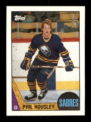  33 Phil Housley  Sabres 1987 NHL Topps Hockey Sports Trading Card  - Image 1 of 2