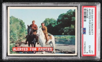 1956 Topps Davy Crockett Series 1 Alerted For Danger #7 PSA 6 19kc - Image 1 of 3