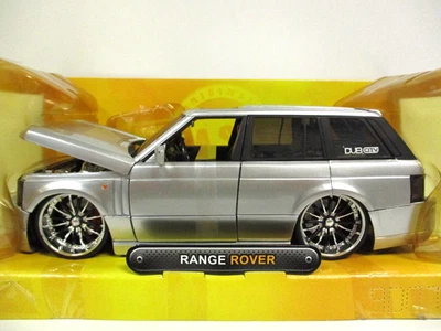 JADA - DUB CITY - EURO SPEC - LOWERED LAND ROVER - RANGE ROVER (SILVER) - 1/24 - Image 1 of 4