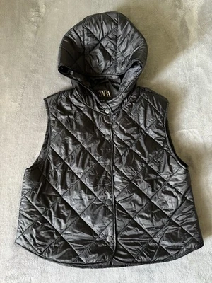 Zara Kids Black Vest Size 11-12 - Image 1 of 3