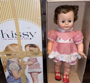 Vintage 1961 Kissy 22" Vinyl Puppe mit Original Outfit & Box - Bild 1 von 12