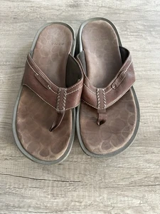Men’s Merrell Westport Leather Sandals Size 12 - Picture 1 of 4