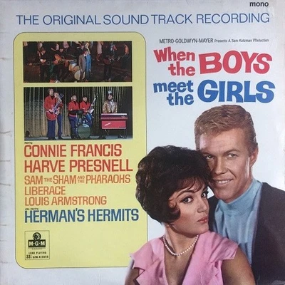 When The Boys Meet The Girls Soundtrack Vinyl Record LP MGM 1965 Connie Francis - Image 1 of 4