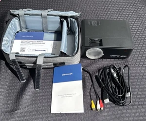 DBPOWER WiFi Mini LCD Video Projector Compatible W/ IOS & Android RD821 1080P - Picture 1 of 7