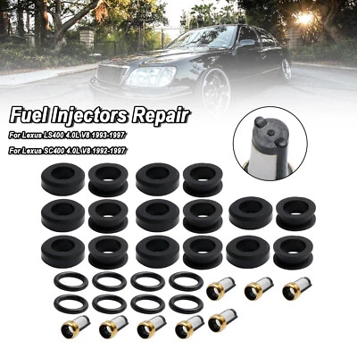 Kits de reparación de inyectores de combustible 23250-50020 aptos para Lexus LS400 SC400 4,0 L V8 1992-97 EE. UU. Foto 1 de 4