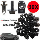 For Nissan Qashqai Car Engine Splash Shield Body Bolts Trim Clips Screw 30 Pcs Nissan Qashqai
