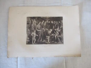 +-1900 ENGRAVING AFTER THE WORK OF PINTURRICHIO MOISE VOYAGE EGYPT CIRCUMCISION - Picture 1 of 4