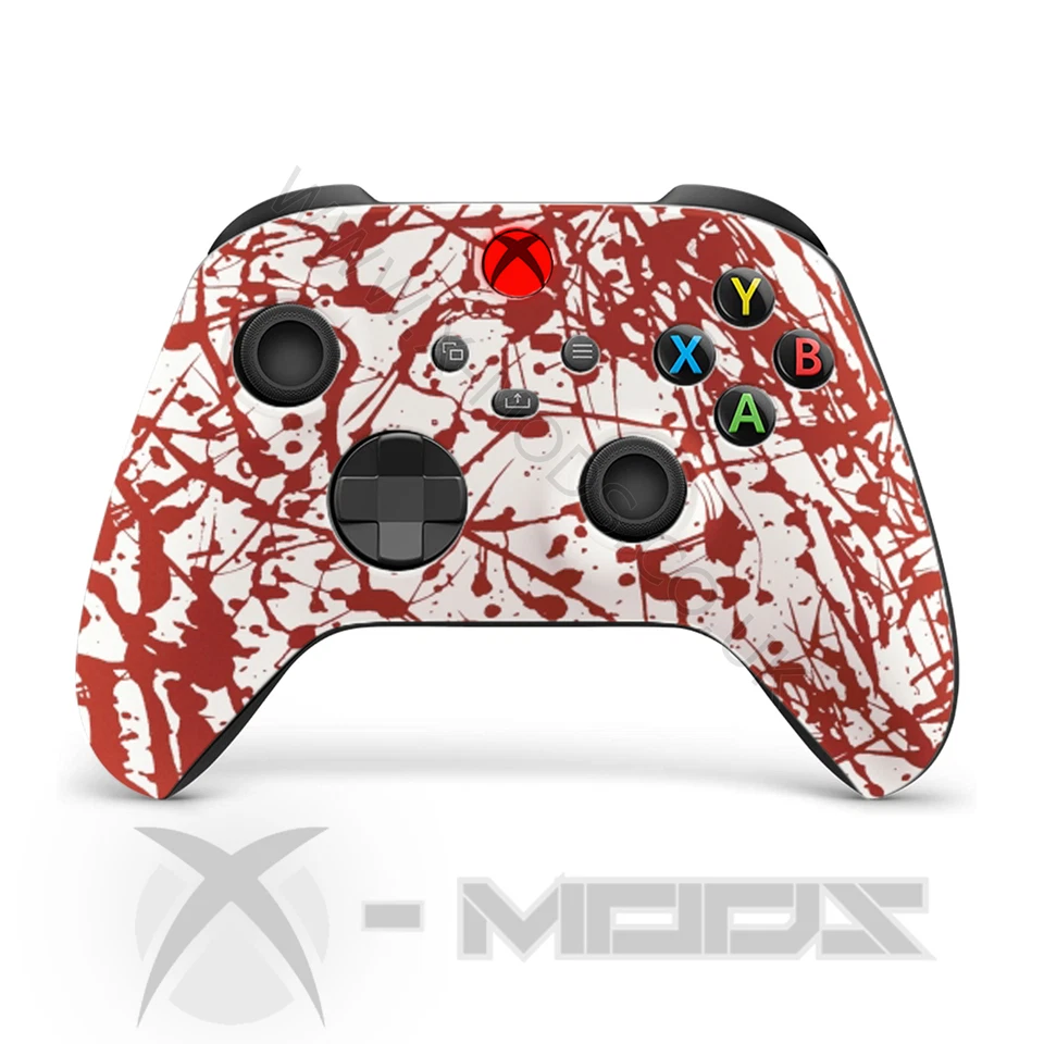XBOX ONE SERIES CUSTOM CONTROLLER - BLOOD SPLATTER - SOFT TOUCH - Image 1 of 1