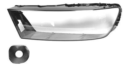 AUDI Q7 4M0 2015-2019 SCHEINWERFERGLAS SCHEINWERFER GLAS MIT KLEBER LINKS - Imagen 1 de 4