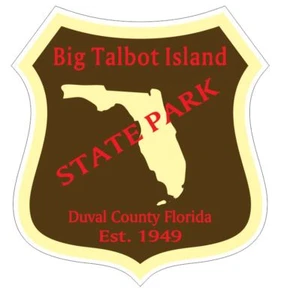Big Talbot Island State Park Aufkleber R3346 Florida SIE WÄHLEN DIE GRÖSSE - Bild 1 von 1