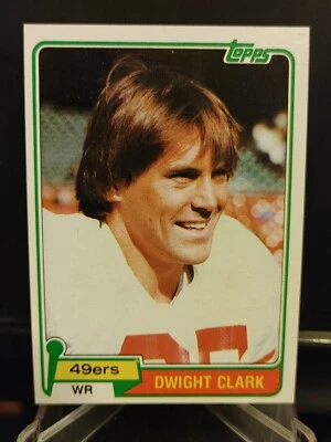 Dwight Clark RC 1981 Topps #422 - San Francisco 49ers - "The Catch" - D - Image 1 of 2
