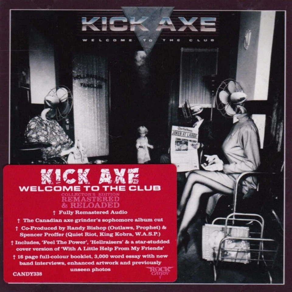 KICK AXE "Welcome to the Club" REMASTERED (CD) NEW & SEALED - Image 1 of 2