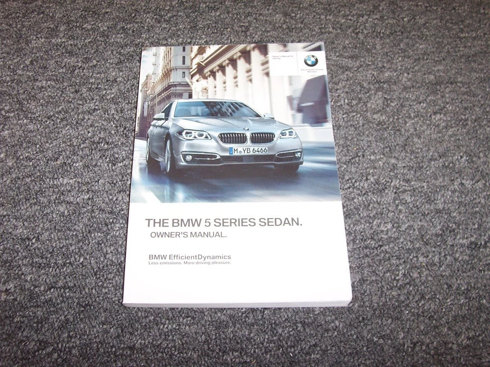 2014 BMW 528i 535i 550i 5-Series Sedan Guia do Proprietário Manual do Usuário xDrive - Imagem 1 de 1