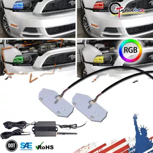 Luces multicolores inalámbricas Bluetooth RGBW DRL para Ford Mustang 2013-2014 - Imagen 1 de 9