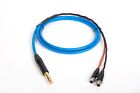 3 Ft Canare Blue 1/4" Trs To Ta4f Audeze Lcd-2 Lcd-3 Lcd-4 Lcd-X Cable.