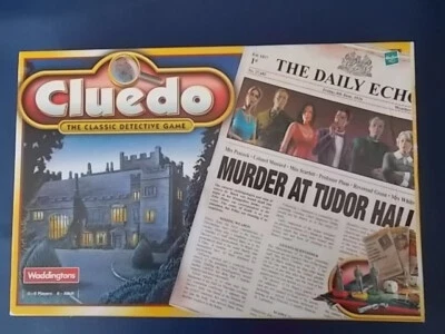 Cluedo Detective Board Game Vintage 2000 Waddingtons / Hasbro Complete  - Image 1 of 4