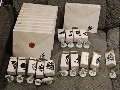 Lot Of 13 Playable Gloomhaven Characters Miniatures Figures Pieces & Tuck Boxes - Image 1 of 4