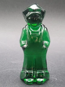 Mosser Glass 1981 Josh 4.5” Figure Emerald Green Vi Hunter - Picture 1 of 6